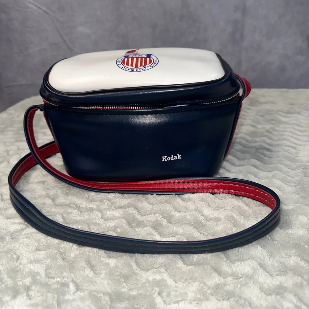 Vintage 1972 Olympic Games Kodak Camera Bag Broken Zipper